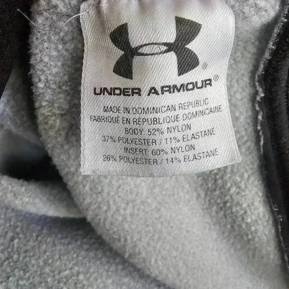 UA‎ Under Armour Black Pullover Fleece Jacket Big Boys XL
